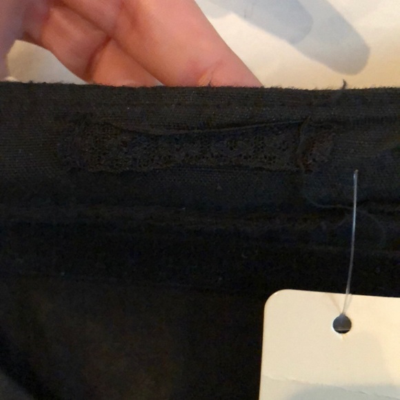 Fine Italian Linen Asymmetrical Tunic Dress sz M/L - Picture 5 of 5